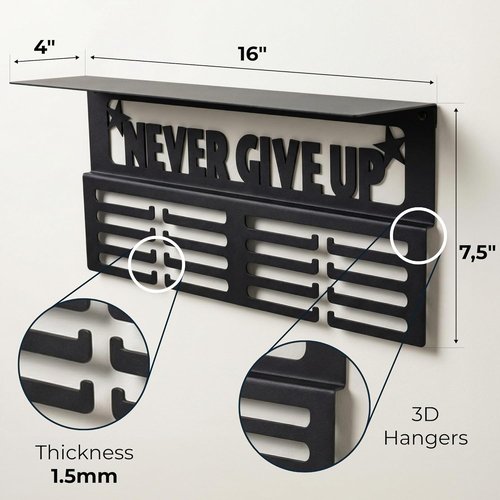 Never Give Up" Design, 16