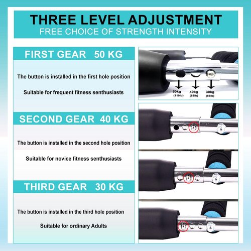 Strenvo Twister Arm Trainer + Gym Gloves – Adjustable Upper Body Resistance Trainer for Arms, Chest, Shoulders & Back – Home Workout Equipment with Non-Slip Gloves for Men & Women (Red)