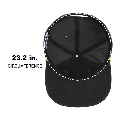 Batman Embroidered Logo Adult Black Retro Grandpa Snapback Hat