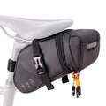 Colefunmit Bike Seat Bag, Water-resistant Bicycle Saddle Bag with Reflective Strap, Expandable Capacity Cycling Under Seat Pouch 1.5-2 L, Bike Seat Pack for Mountain Road Bikes and Commuters