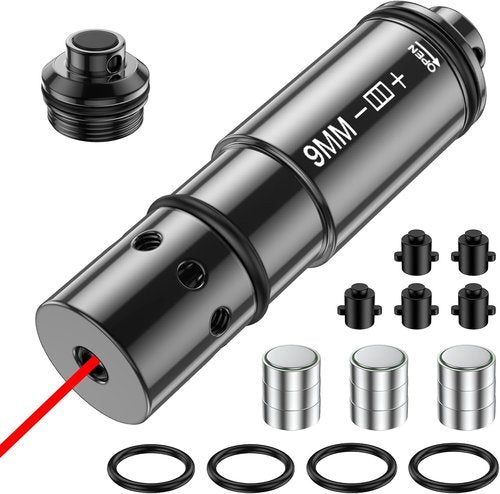 LaserLyte 9MM/223REM/380ACP/38SPL Training Cartridge - Dry Fire System with 3 Battery Sets & O-Rings
