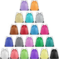 Skiennix Drawstring Backpack - 20 Pack Cinch Sackpacks for Gym, Parties, and Travel - 20 Colors Available