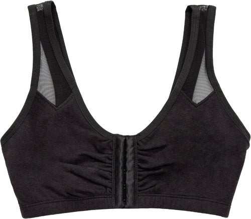 Fruit of The Loom Women's Sport Bra - Comfort Front Closure with Mesh Straps | Ideal Fit for Activewear