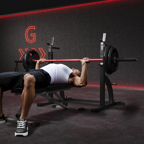 GarveeLife 7FT Olympic Barbell, Weight Bar For Weightlifting and Powerlifting, 45lb Olympic Bar with Needle Bearings & Brass Bushings, 1500LBS Strength Training Bar Fit 2" Standard Weights Home Gym