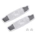 BSK White Bike Wheel Spoke Night Safety Warning Reflectors - 2Pcs