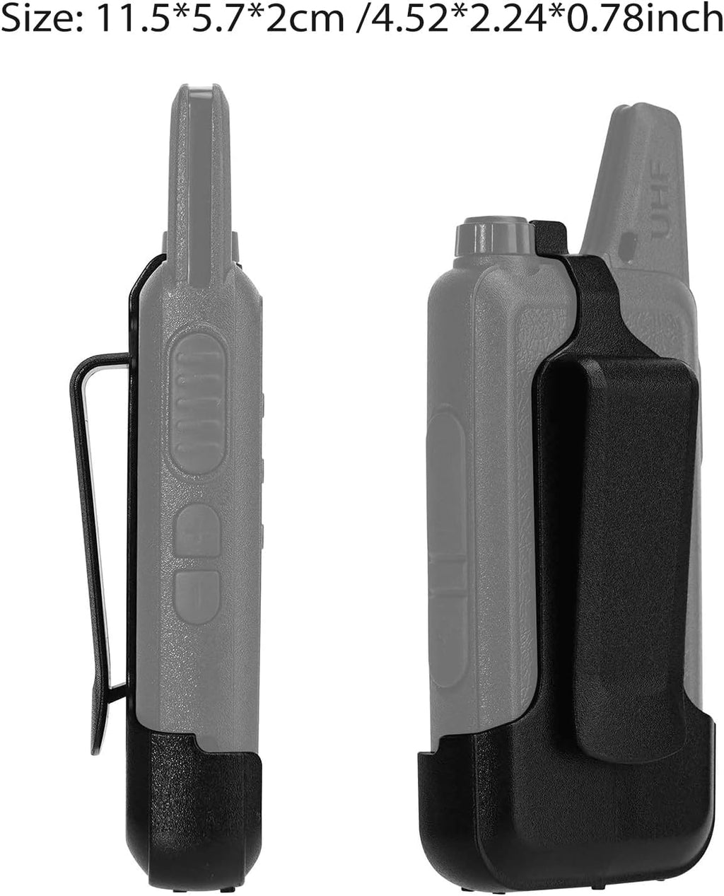 Retevis RT22 Walkie Talkie Belt Clips - Durable & Compatible with RT22, RT22S, KD-C1 | 2 Pack