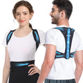 Skiennix Posture Corrector Upper Back Brace - Adjustable Pain Relief for Men & Women | Invisible Under Clothes (Medium/Large 39"-49")