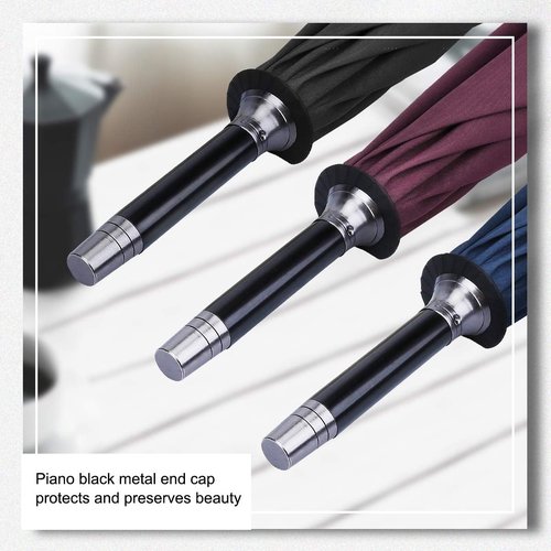 G4Free Golf Umbrella - 52/62 Inch Windproof UV Protection with Classic J Handle - Auto Open Design
