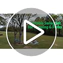Hapfan Slackline Swing Set for Backyard Between Trees - Blue - Supports Kids & Adults