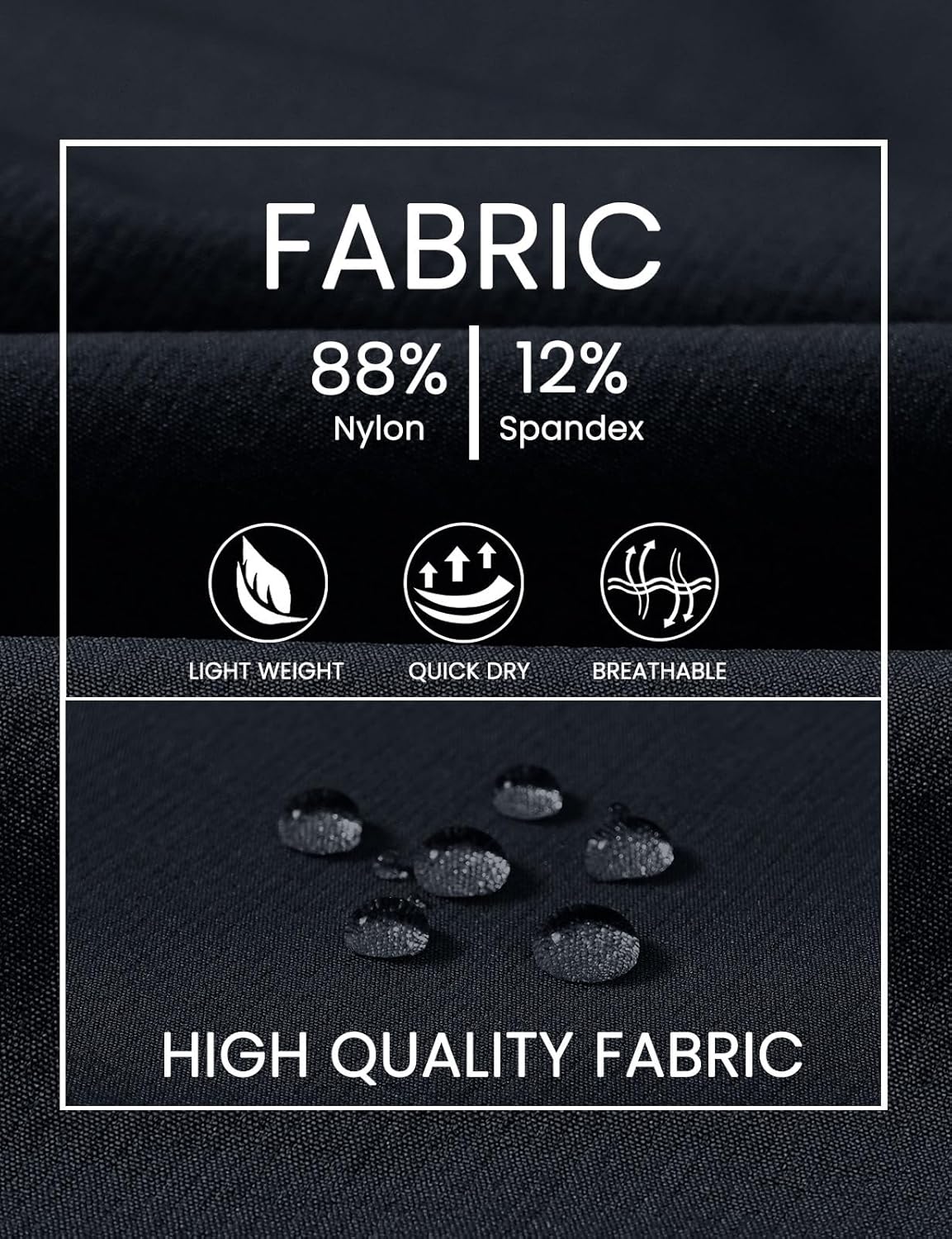 TBMPOY Men's Golf Shorts - Lightweight Quick-Dry Cargo Shorts for Outdoor Travel | 9" with 4 Pockets