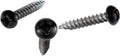 RecPro 8x1 Pan Head Metal RV Screws - Polar Black | Multi-Pack for Factory Finished Look (50 Count)