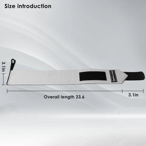 Wrist Wraps For Weightlifting Women Men Wraps Workout,Support For Working Out Strength Wrist,Lifting,Bench Press Training Anti-Slip Thickened 25IN (Grey)
