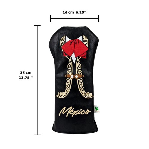 Foretra Driver Headcover Golf Club Covers Mariachi Mexico Novelty Blade Mallet Putter Cover Head Cover Golf Accessories for Most Brands