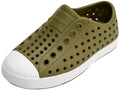 Native Shoes Unisex-Kids Jefferson Sneakers, Rookie Green/Shell White, 5 Toddler