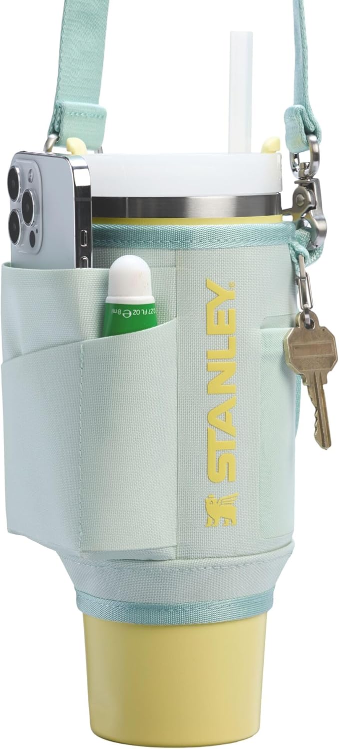 STANLEY All Day Quencher Carry All for 40 oz Tumbler with Handle | Crossbody Bag with Phone Holder Pocket, Card Sleeve & Detachable Strap | Water Bottle Carrier Bag | BPA-Free |