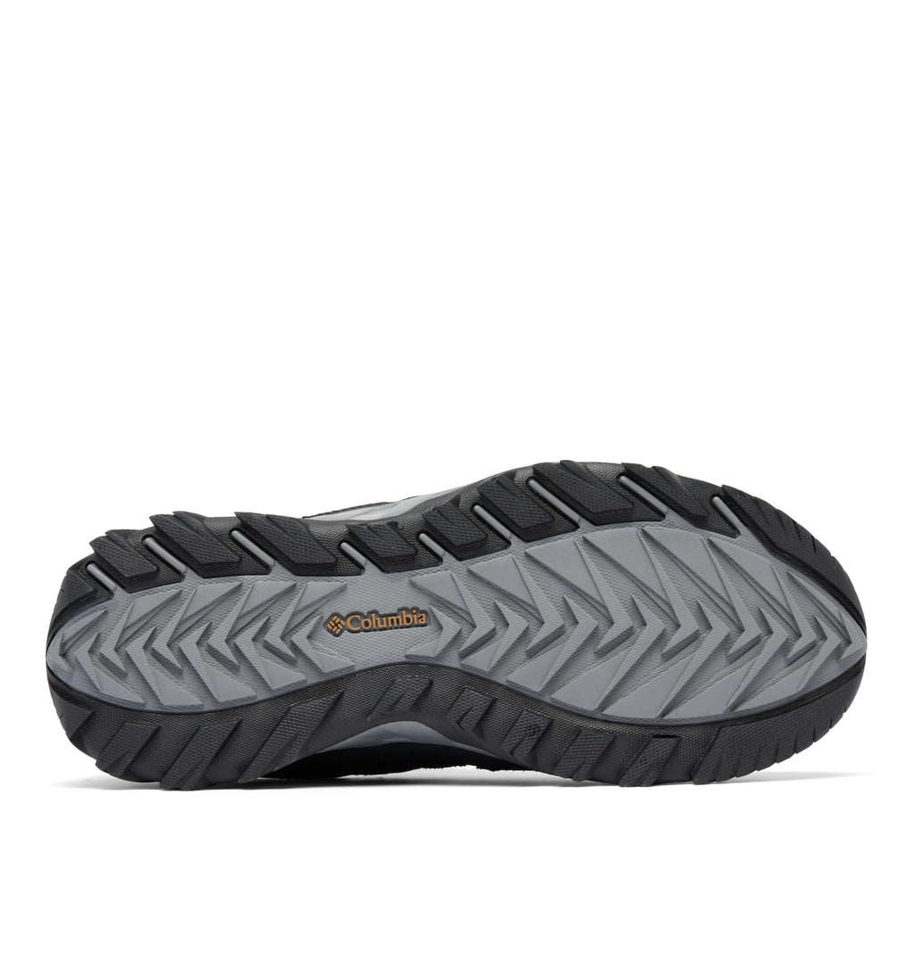 Columbia Men's Strata Trail Low Waterproof, Black/Elk, 11