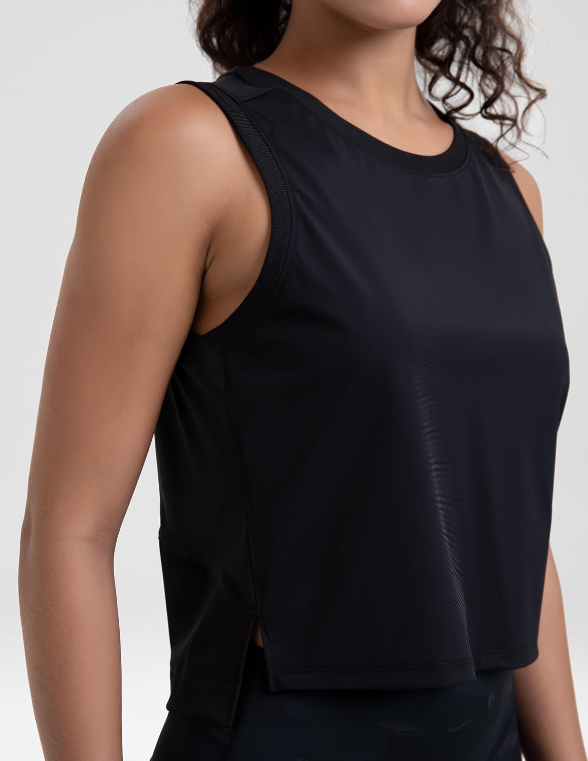 Colorfulkoala Women's Breezy Mesh Back Workout Tank - Loose Fit & Comfortable Design