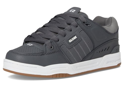 Globe Fusion Mens Footwear, Color: Charcoal/White, Size: 12 (GBFUS-Charcoal_WHITE-12)