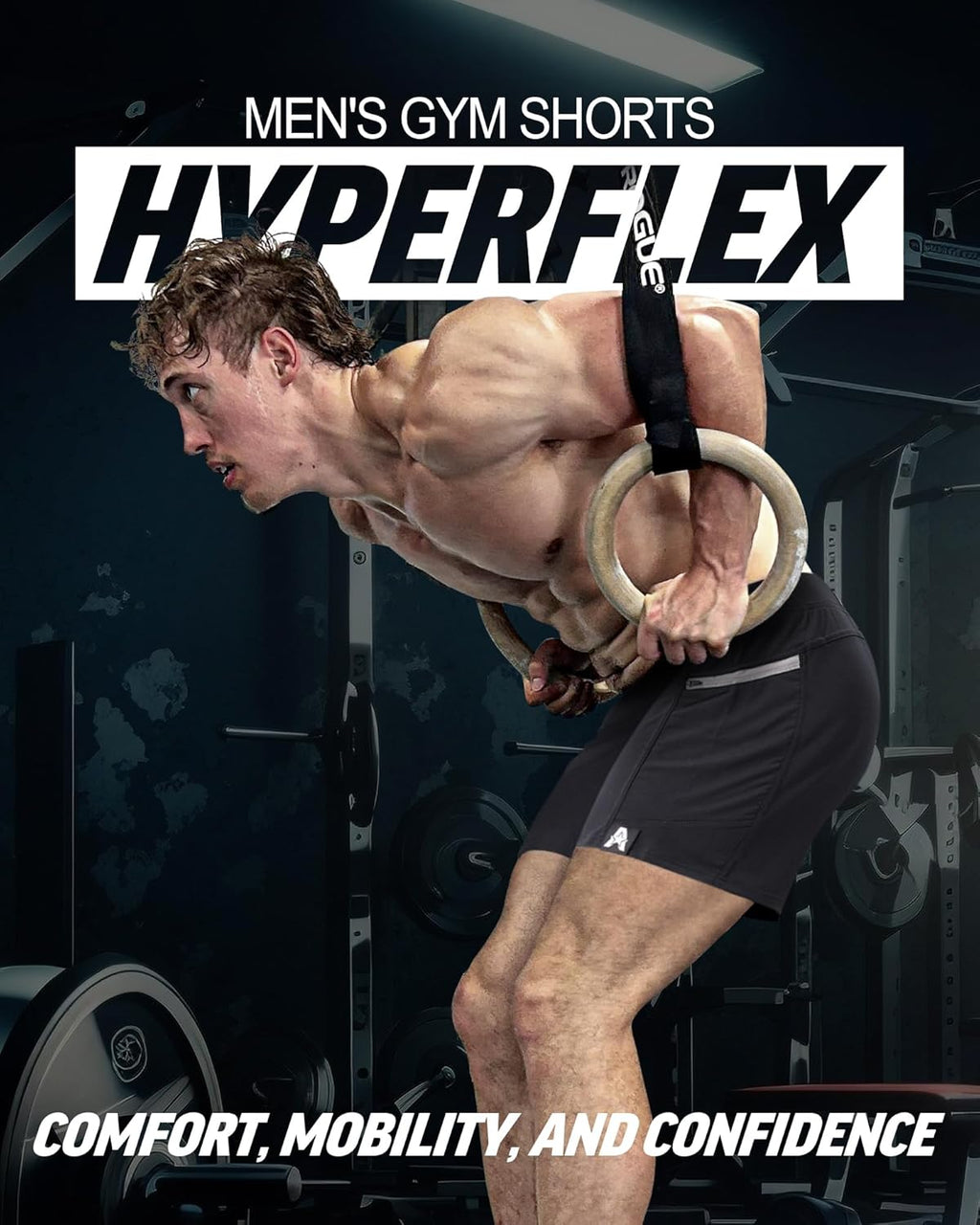 Anthem Athletics Hyperflex Men's Gym Shorts - Versatile 5", 7", & 9" Inseam for Workouts & Yoga