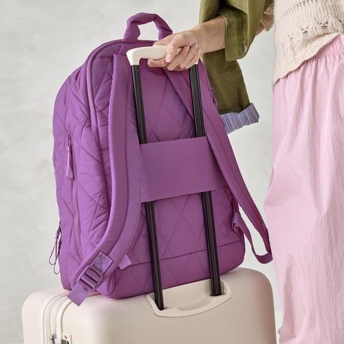 Vera Bradley Women's Featherweight Westover Hybrid Backpack, Iris Orchid, One Size