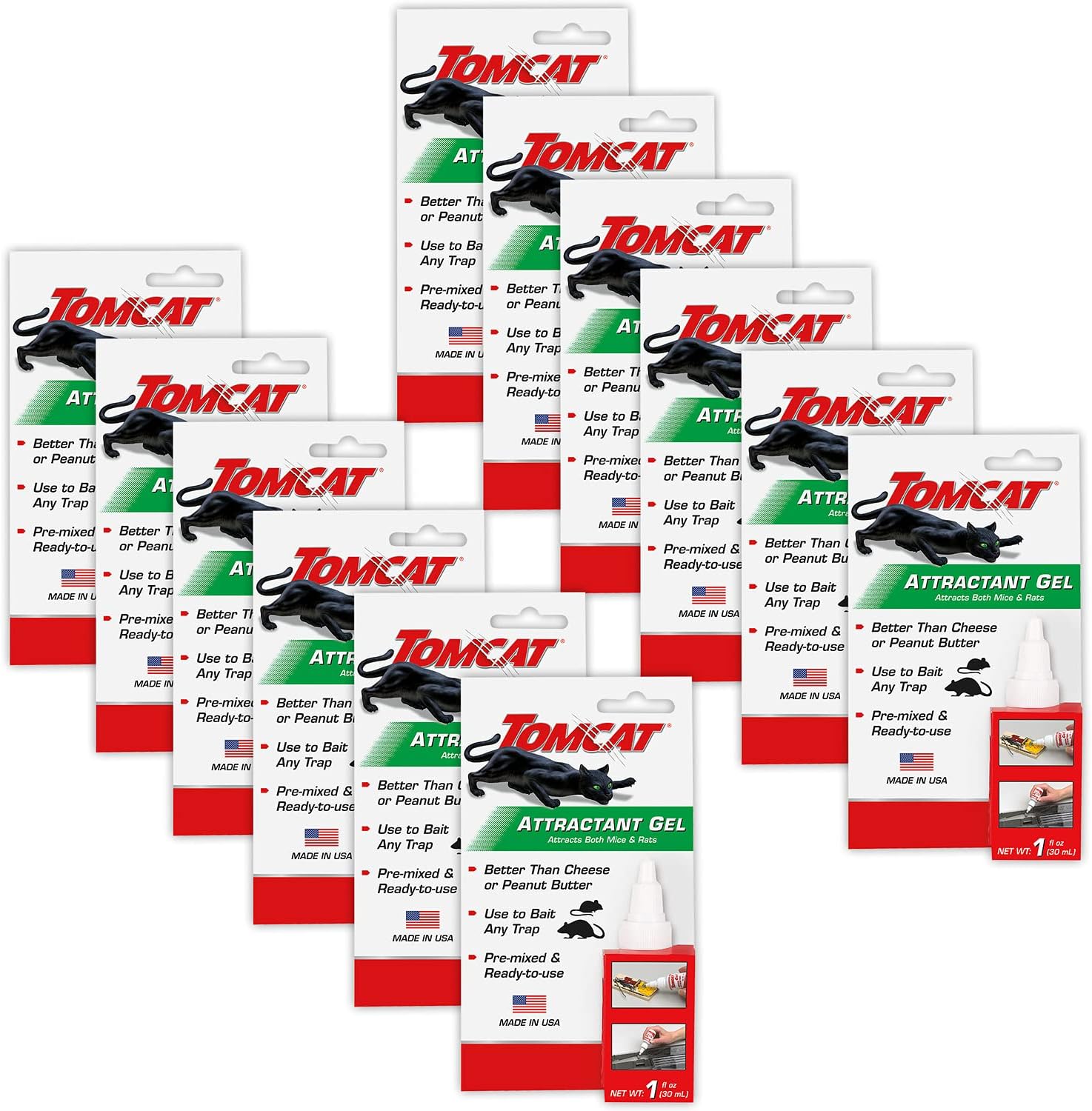 Tomcat Attractant Gel - Effective Rodent Bait for Traps | Easy to Use, 4 oz