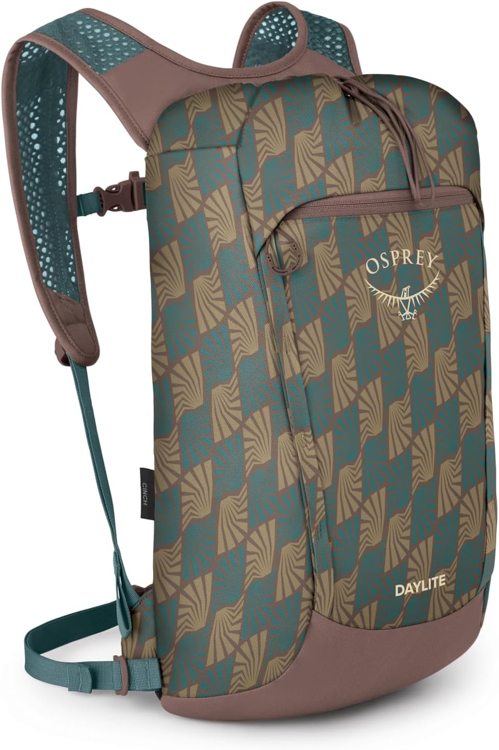 Osprey Daylite Cinch Backpack - Kazuma Print in Magma Brown | Versatile & Lightweight Design