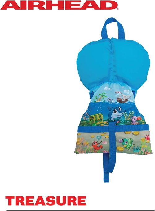 Airhead Treasure Life Vest - USCG Approved Infant & Child Safety Vest | 0-30lbs & 33-55lbs