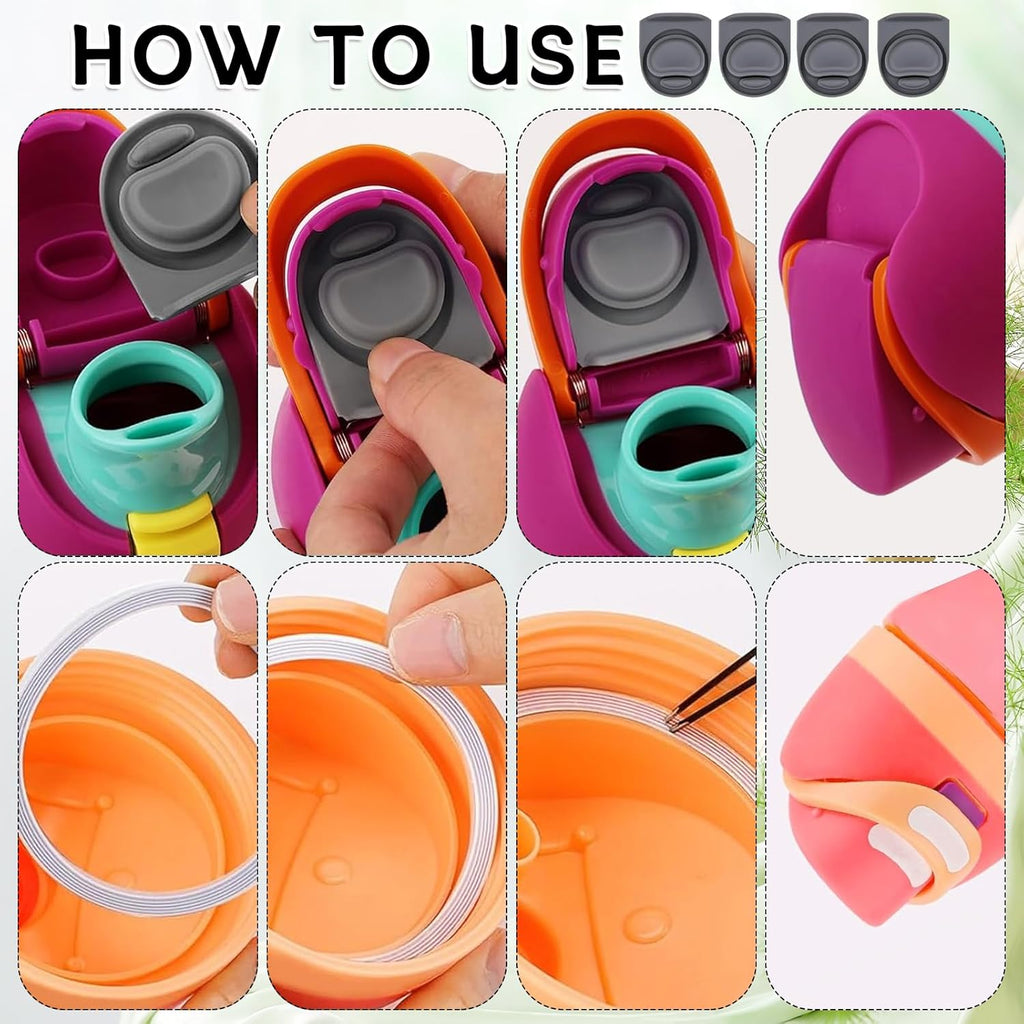 Owala | Replacement Rubber Stopper & O-Ring Gasket Set - Compatible with 24oz & 32oz Water Bottles