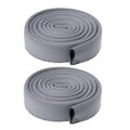 SelHeng 2Pcs Grey Hydration Bladder Tube Sleeve,Water Bladder Tube Cover Hydration Sleeve Insulation Hose Cover,for Hiking Cycling Camping Outdoor Activities Running Water Bag Tube Thermal Hose Cover