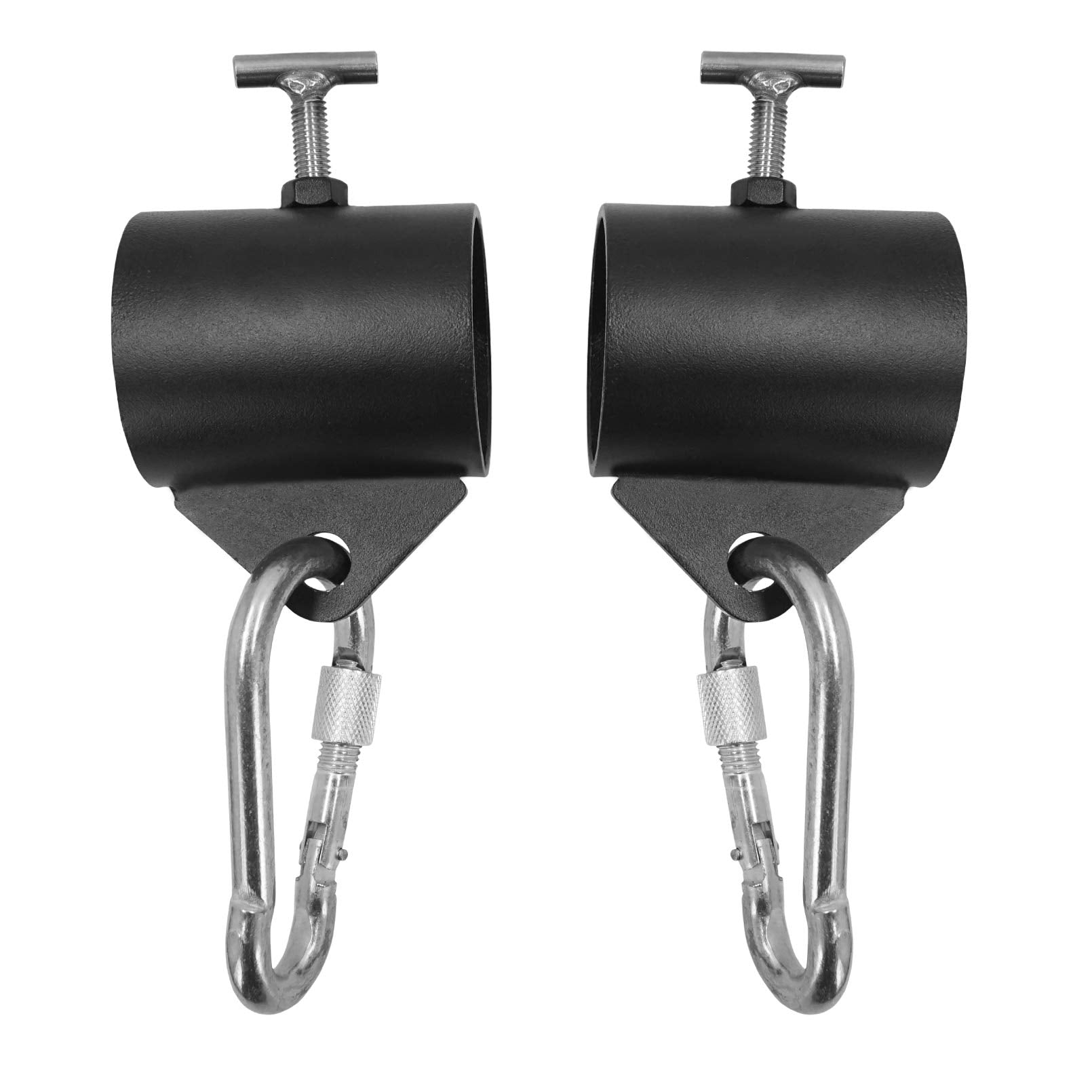 Luwint Olympic Chain Collars Barbell Clamps with Loops for Weightlifting Workout, Set of 2