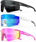 Polarized Sports Sunglasses | UV400 Protection for Men & Women - Ideal for Cycling & Running