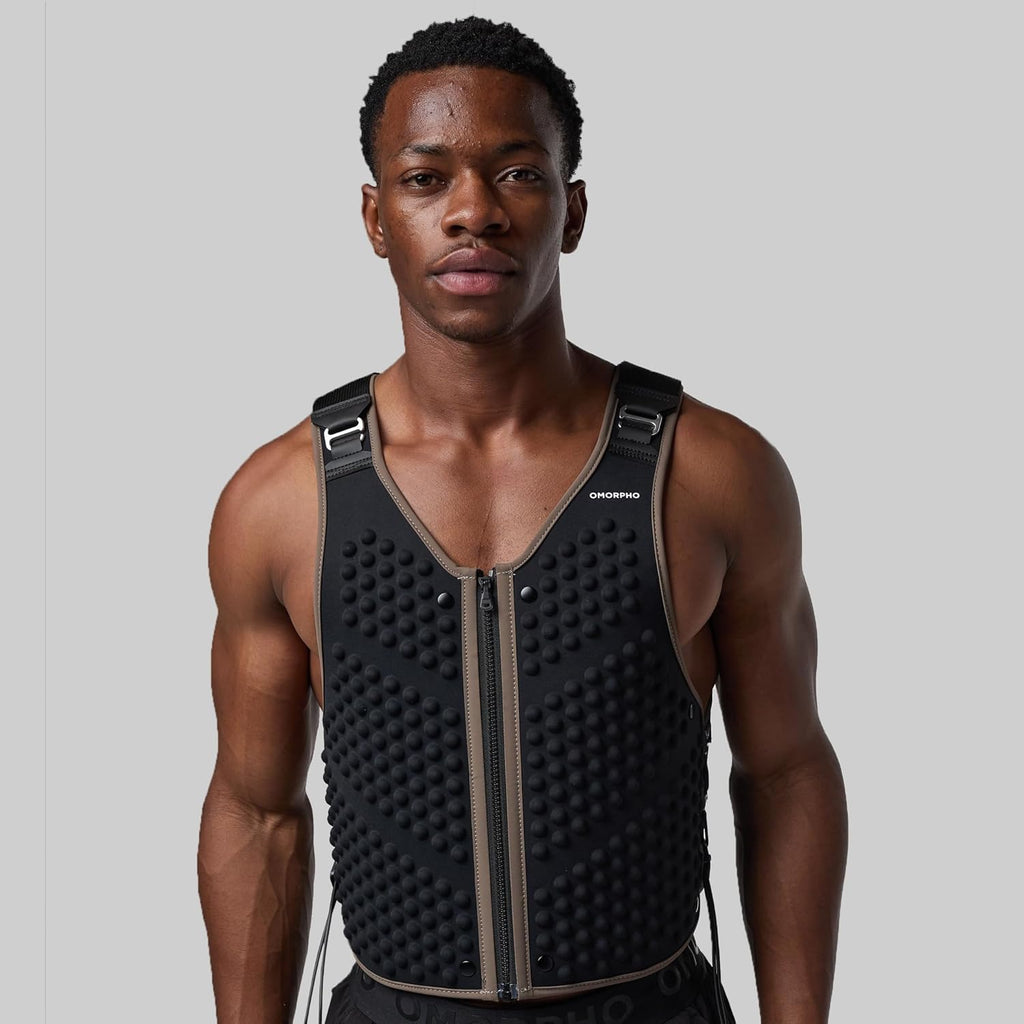 OMORPHO Men's G-Vest Icon - Adjustable 10 lb Weighted Vest for Enhanced Comfort in Training | Hiking & Running