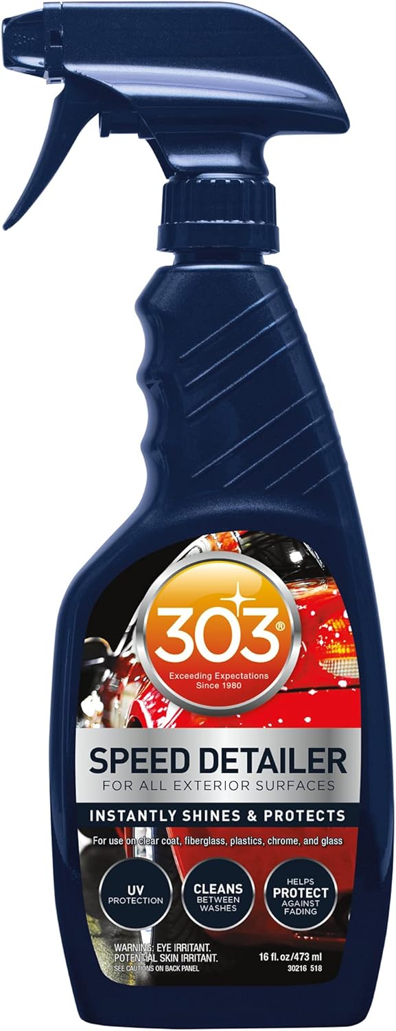 303 Products Speed Detailer - Instantly Shine & Protect Automotive Surfaces - UV Protection, 16 fl. oz.