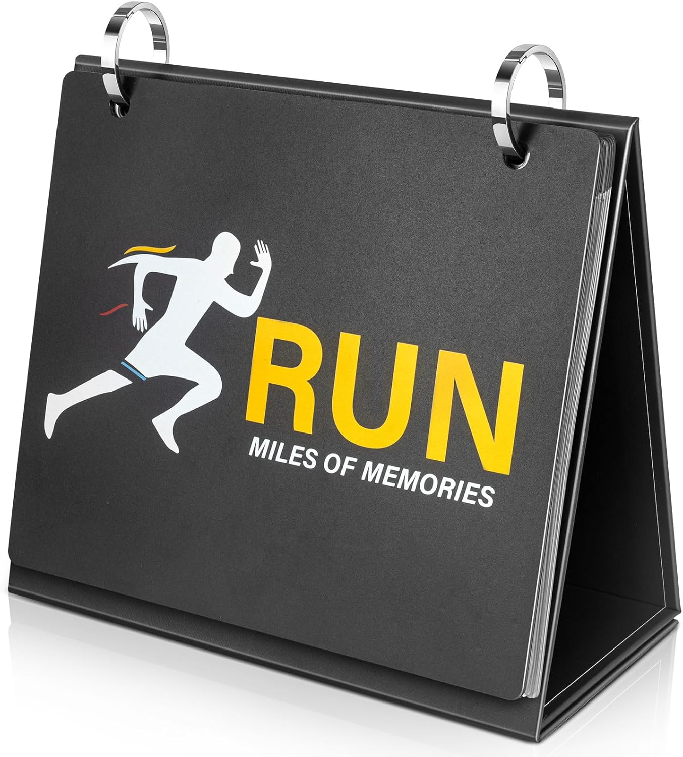 Skiennix Race Bib Holder - Desktop Display Album with 20 Vinyl Sheet Protectors