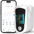 Innovo iP900BP-B Fingertip Pulse Oximeter - Bluetooth Blood Oxygen Monitor with Free App & Plethysmograph
