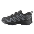Salomon Unisex Junior’s XA Pro V8 Mid Waterproof Trail Running Shoes for Kids - Black/Turbulence/Quarry - 5 Medium