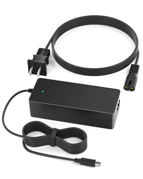 VHBW 42V Electric Scooter Charger Compatible with AovoPro M365 ES60 EW6 365Go M1 M365Pro AP07 VT01 Scooter -YLT-42V0150 Charging Adapter,LED Indicator, 9.8FT Cord