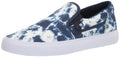 DC Men's Manual Slip-ON TXSE Skate Shoe, Heather Navy, 4