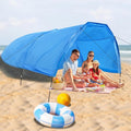 Beach Shade Portable Canopy - 200 Sq. Ft UV Protection Sun Shelter for 4-8 People | Lightweight & Easy Setup (Blue)