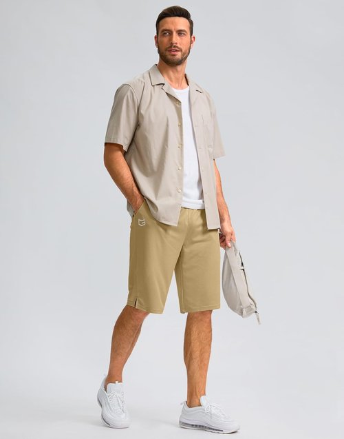 G Gradual Men's Athletic Shorts - Lightweight Quick-Dry 11" Basketball Shorts with Pockets