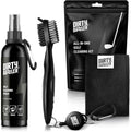 Golf Club Cleaning Kit with Groove Cleaner Tool, Brush, Towel & Spray – 4 Oz