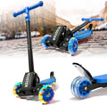 Skiennix Kick Scooter for Kids | Adjustable 28"-32" Handlebar, Light-Up Wheels, Anti-Slip Deck