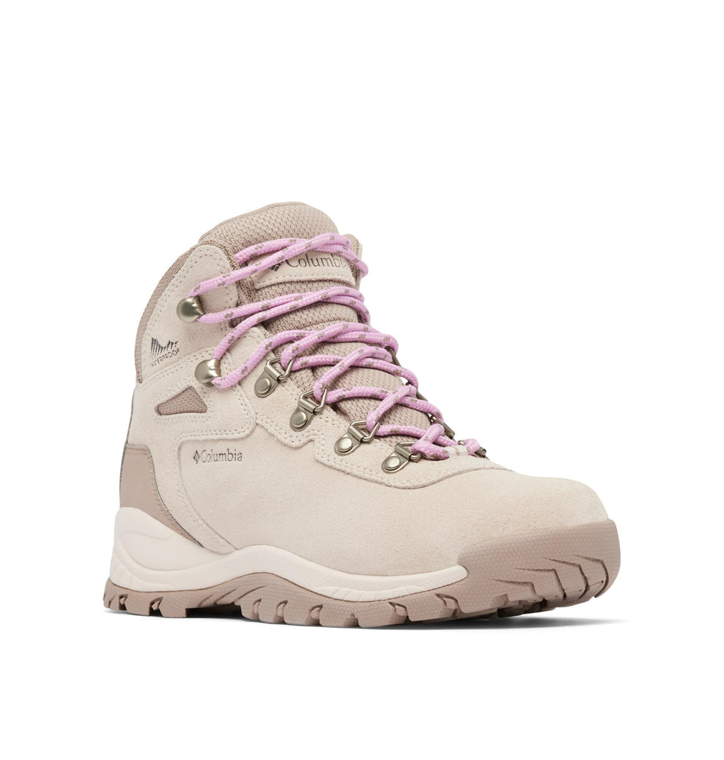 Columbia Womens Newton Ridge Plus Waterproof Amped, Dark Stone/Cosmos, 6.5 Wide