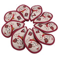 9pcs/Set Kitty Cat Design Golf Club Iron Head Covers 4-9,P,S,A Fit Right Hand Irons