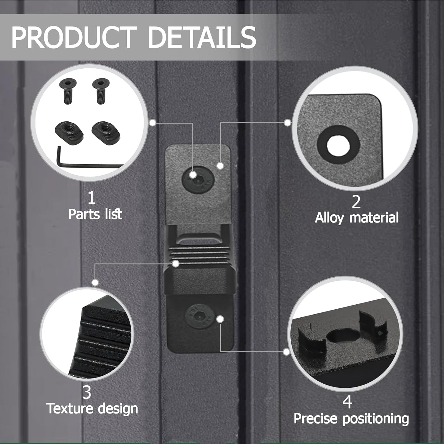 Skiennix Aluminum Alloy Outdoor Accessories - Durable Black Tools for All Adventures