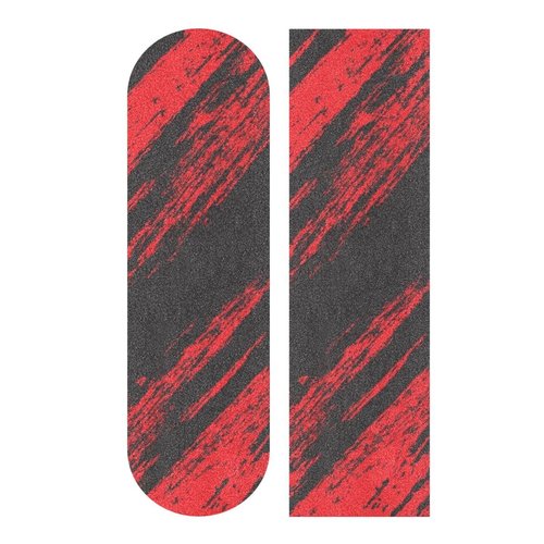 ElliTarr Skateboard Grip Tape Sheet 44 x 10 Inch Longboard Grip Tape Griptape Skateboard Scooter Sandpaper Griptape Red and Black