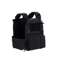 Greencity Tactical Vest Molle Quick Release Buckles Weight Vest Adjustable Strength 600D Nylon with Triple Pouch for Men (Black)