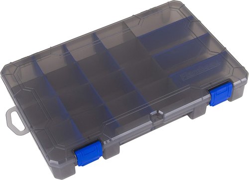 Flambeau Outdoors Zerust MAX 4004ZM Tuff Tainer | Fishing Utility Box with 20 Compartments & 15 Dividers - 11" L x 7.25" W x 1.75" D