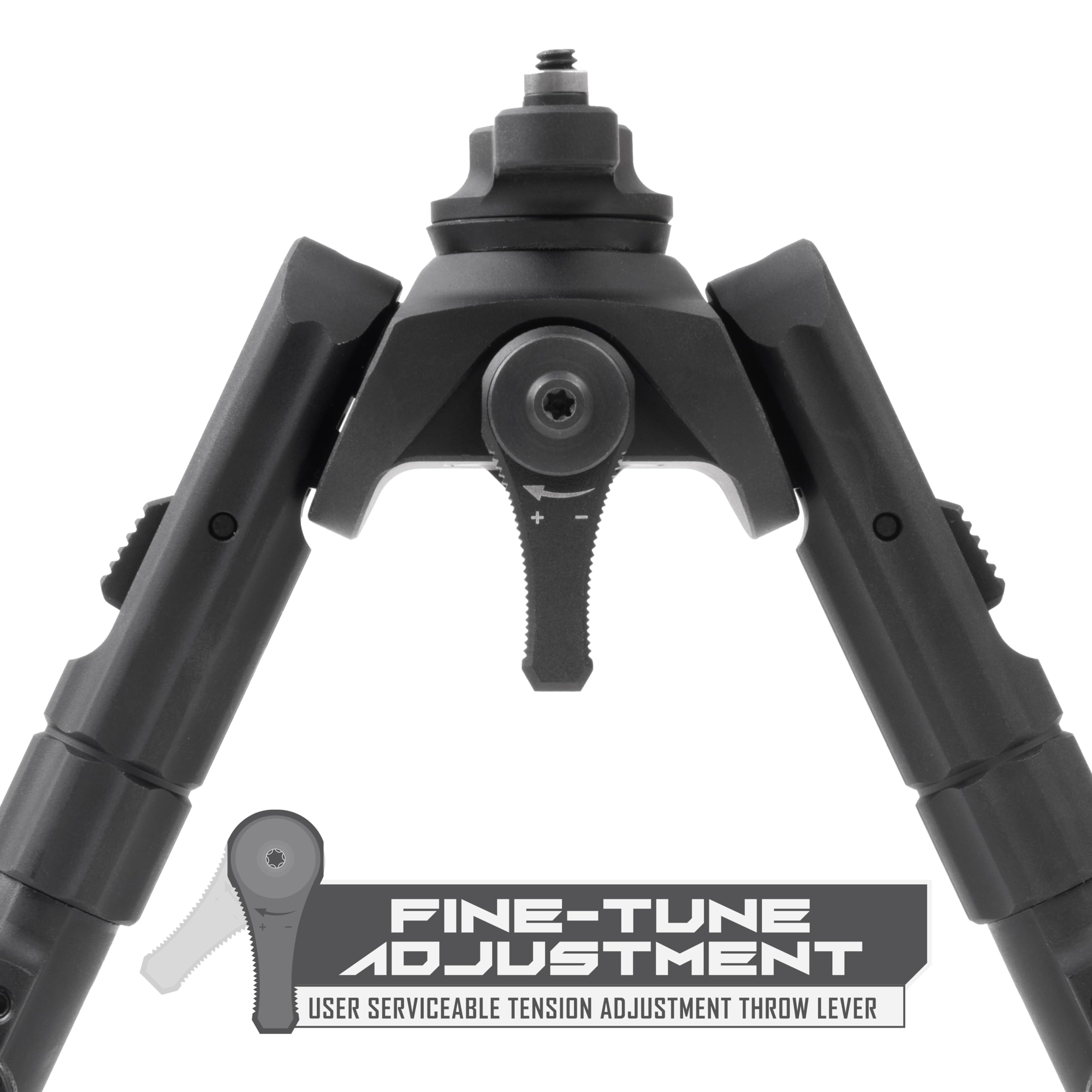 UTG TL-BPM02-B Recon 360 TL Bipod, 5.5"-7.0" Center Height