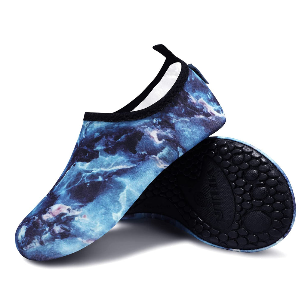 VIFUUR Water Sports Unisex Shoes Marble Grey - 9-10 W US / 7.5-8.5 M US (40-41)